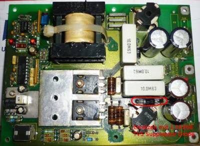 DC/DC altes Modell PCB 301189-5